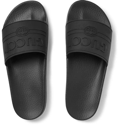 gucci black slides